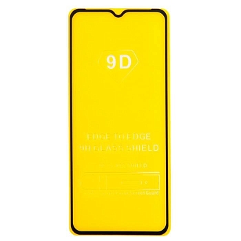 Защитное стекло Full Glue для телефона Tecno Pop 5, Spark 6 Go, 7, 8P, 8C, Go (2022), черный